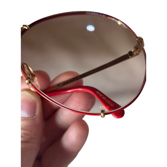 Vintage Porsche Design by Carrera Sunglasses 5623 Austria Gold/Red - Picture 13 of 16